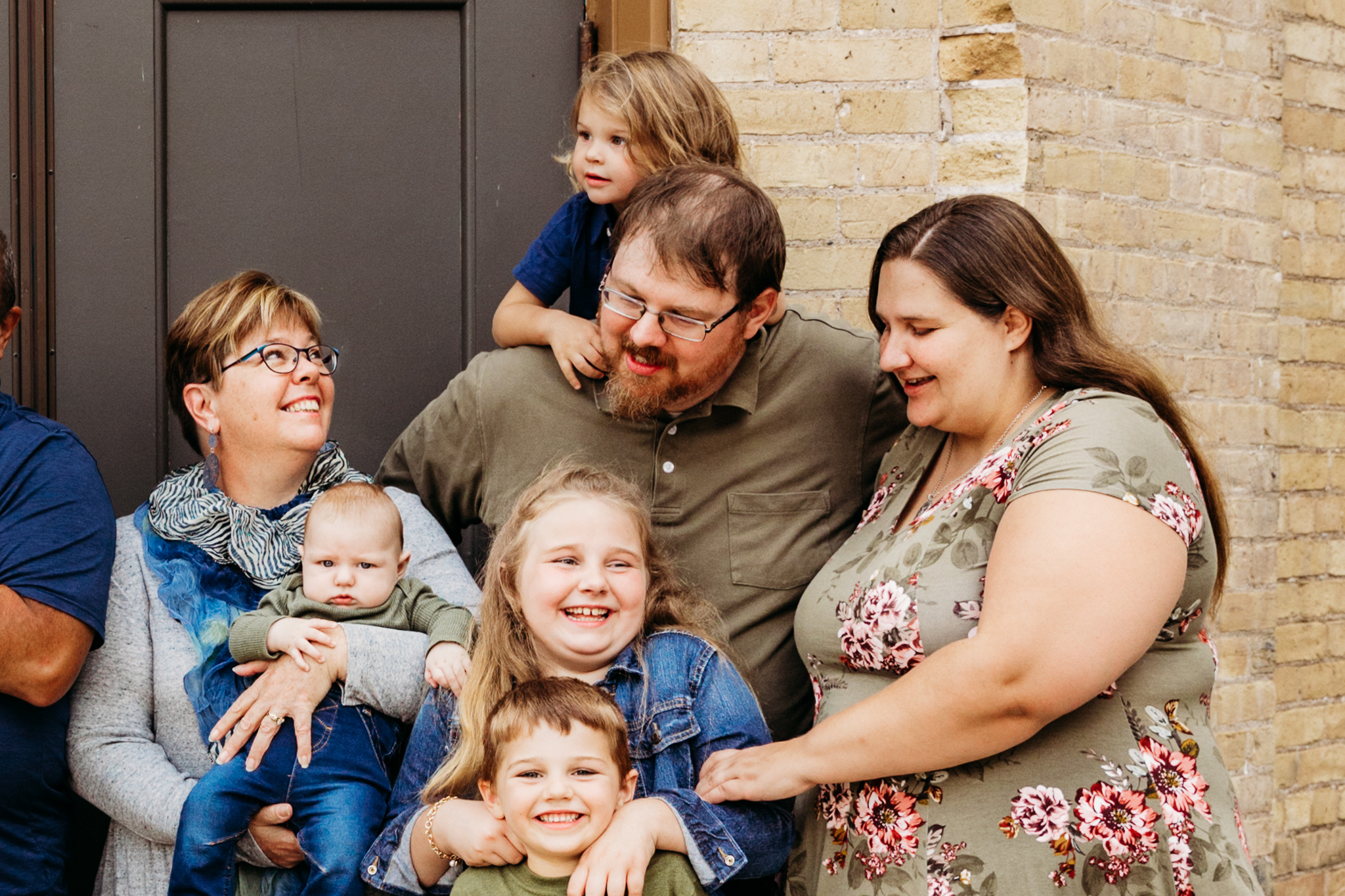 Things to do in Appleton, WI. Family spending time downtown by Ashley Kalbus Photography.